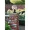 Z-Lite Laurent Outdoor Pier Mounted Fixture, 1-Light, 12 In.W x 17.75 In.H, Black/Clear Seedy 599PHB-553PM-BK - alternate 2